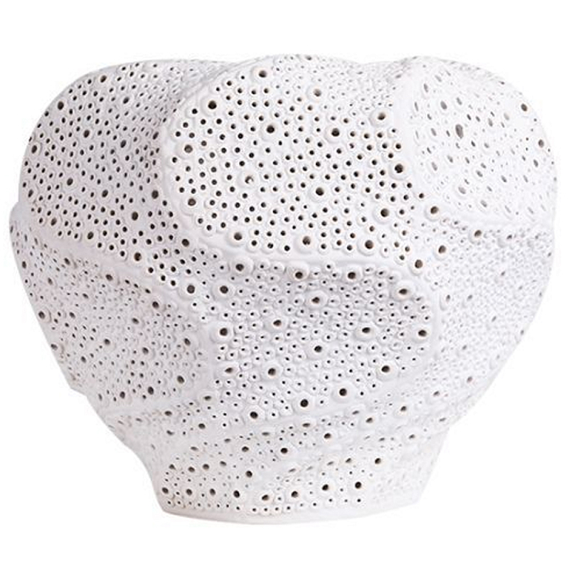 Декоративная ваза Spiral Lacy Vase Белый в Челябинске | Loft Concept 