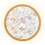 Бра в форме диска с перламутровыми прямоугольниками из морской ракушки Touch of Marine Charm варинант исполнения - 1 | Loft Concept в Челябинске