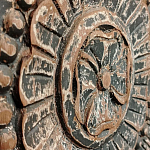 Индийский шкаф с орнаментом резьба из дерева Indian Antique Furniture  варинант исполнения - 4 | Loft Concept в Челябинске