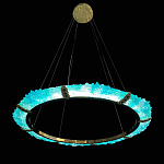 Люстра в форме кольца с цветочным декором Warm Heavenly Light варинант исполнения - 6 | Loft Concept в Челябинске