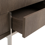 Шкаф из серого дуба Sawada Gray Oak Cabinet варинант исполнения - 4 | Loft Concept в Челябинске