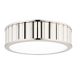 Потолочный светильник с гофрированным серебрянным абажуром Millennium варинант исполнения - 2 | Loft Concept в Челябинске