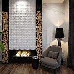 Гипсовая 3D Панель M-38 варинант исполнения - 1 | Loft Concept в Челябинске