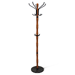 Вешалка напольная деревянная с черными металлическими крючками Noble Branches варинант исполнения - 1 | Loft Concept в Челябинске