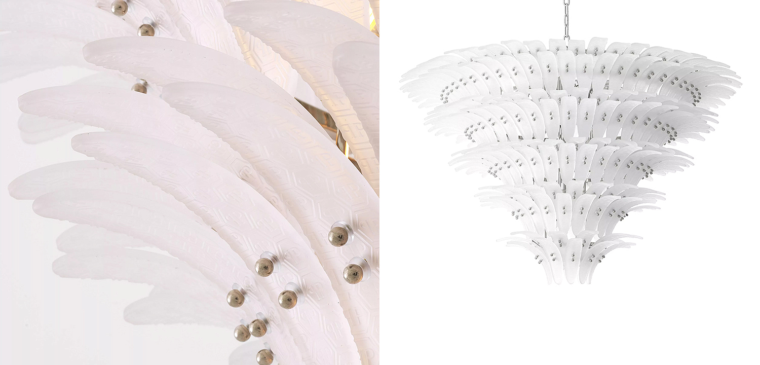 Люстра Philipp Plein Chandelier Bel Air XL Белая Люстра Philipp Plein Chandelier Bel Air XL Белая - Loft-Concept в Челябинске