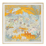 Картина Hermes Le Carnaval des Animaux Orange варинант исполнения - 1 | Loft Concept в Челябинске