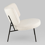 Мини-кресло District Lounge букле белый варинант исполнения - 2 | Loft Concept в Челябинске