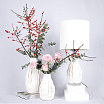 Декоративная ваза белая Мountain waterfall варинант исполнения - 3 | Loft Concept в Челябинске