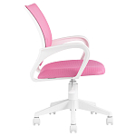 Офисное кресло с основанием из белого пластика Desk chairs Pink варинант исполнения - 3 | Loft Concept в Челябинске