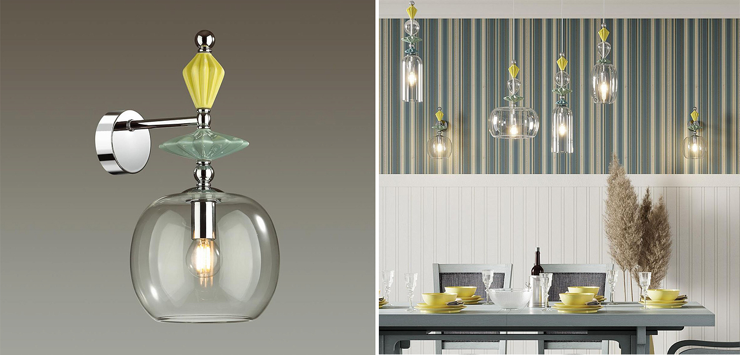 Бра Iris Glas wall lamp A chrome Бра Iris Glas wall lamp A chrome - Loft-Concept в Челябинске