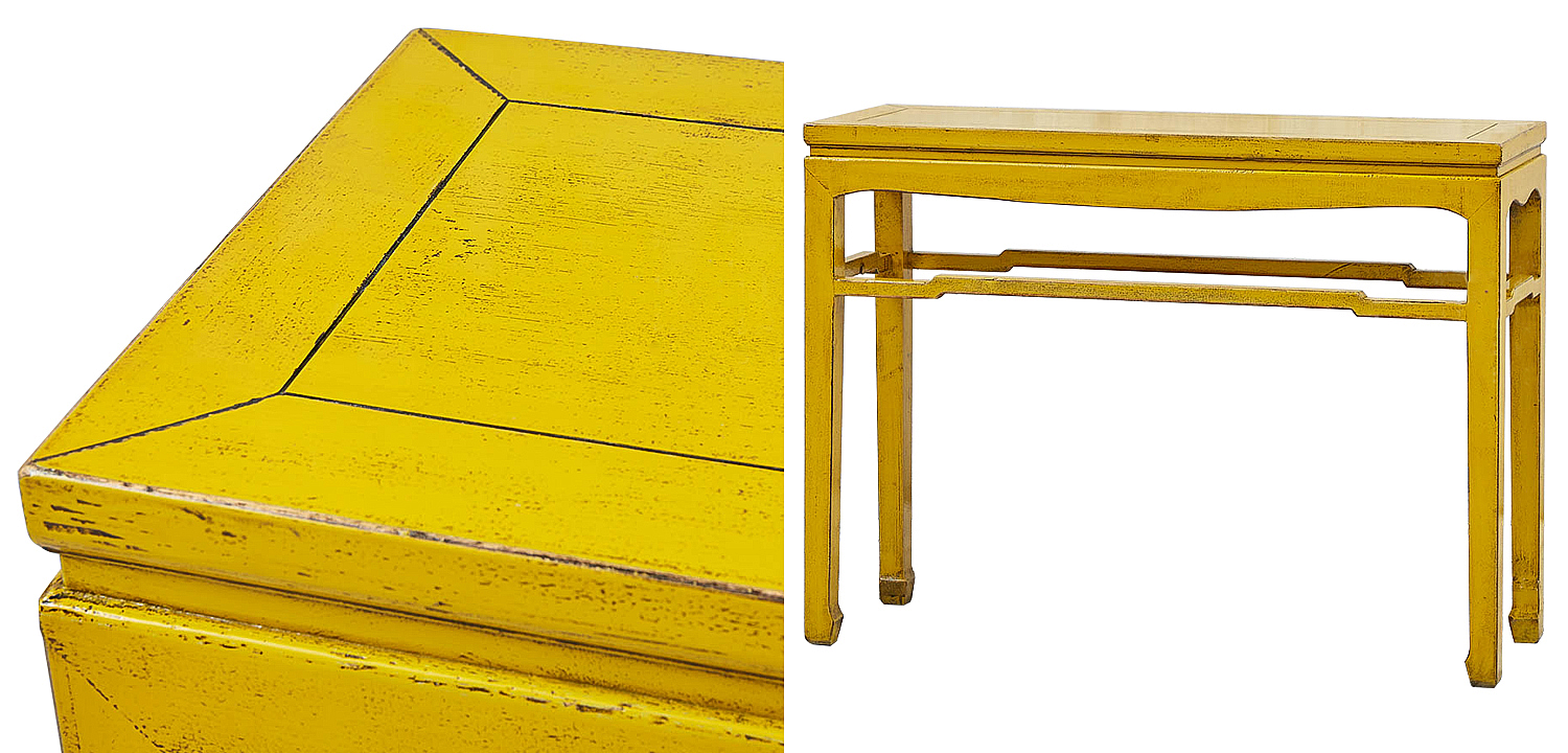 Консоль в китайском стиле из массива сосны Yellow Chinese Collection Console Консоль в китайском стиле из массива сосны Yellow Chinese Collection Console - Loft-Concept в Челябинске