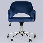Кресло для компьютерного стола Veloury Blue варинант исполнения - 4 | Loft Concept в Челябинске
