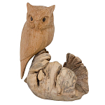 Статуэтка из дерева сова Animals of the World варинант исполнения - 2 | Loft Concept в Челябинске