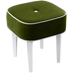 Квадратный мягкий пуф на белых ножках Winton Pouf Square варинант исполнения - 1 | Loft Concept в Челябинске