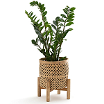 Кашпо на ножках из бамбука Bamboo Decor варинант исполнения - 2 | Loft Concept в Челябинске