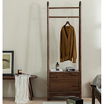 Вешалка деревянная с 2- мя ящиками Moon Walnut Furniture варинант исполнения - 1 | Loft Concept в Челябинске