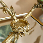 Подсвечник с двумя попугаями из фарфора на бронзовой ветке Eden Garden варинант исполнения - 4 | Loft Concept в Челябинске