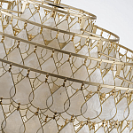 Люстра многоярусная с декором из натуральной морской ракушки Iridescent Light варинант исполнения - 7 | Loft Concept в Челябинске