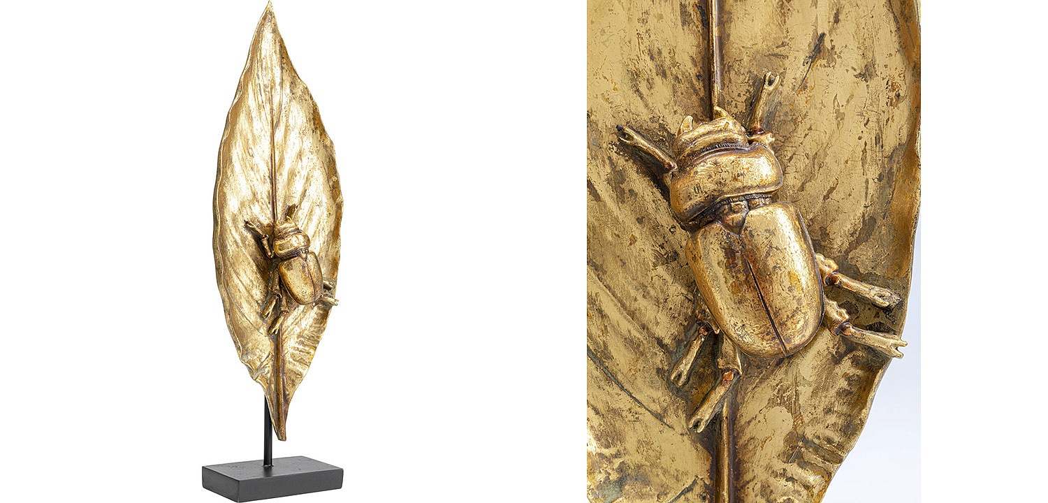 Статуэтка Golden Beetle on a leaf - Loft-Concept в Челябинске