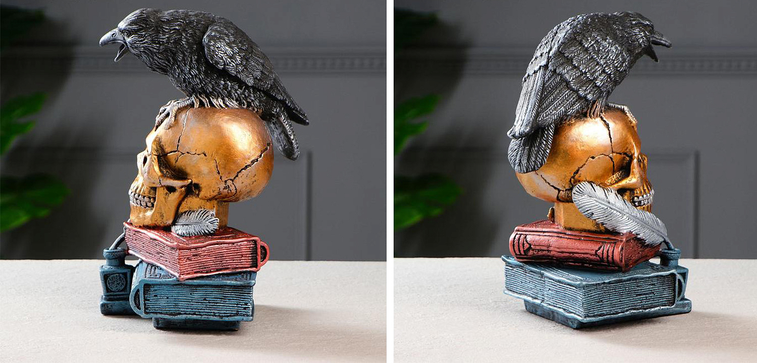 Статуэтка Raven and Skull Статуэтка Raven and Skull - Loft-Concept в Челябинске