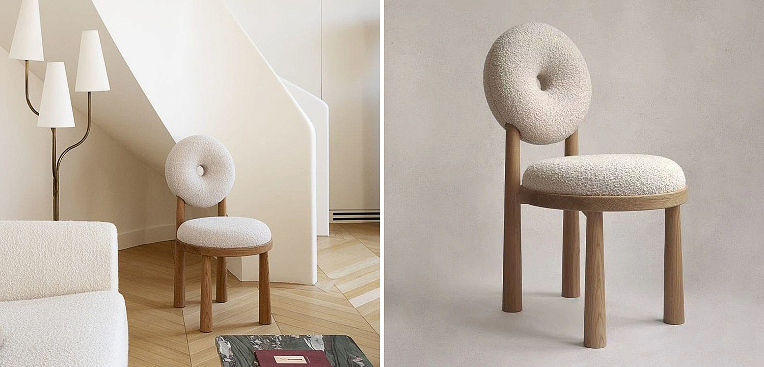 Стул Bagel Boucle Chair Стул Bagel Boucle Chair - Loft-Concept в Челябинске
