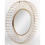 Зеркало круглое настенное в металлической оправе Modern Mirror Space варинант исполнения - 2 | Loft Concept в Челябинске