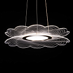 Люстра с прозрачным волнистым плафоном в форме цветка Ethereal Bloom варинант исполнения - 6 | Loft Concept в Челябинске