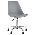 Офисный стул на металлическом основании EGGERY Grey варинант исполнения - 1 | Loft Concept в Челябинске