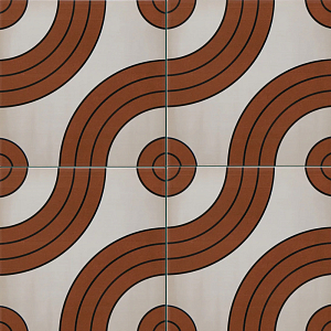 Дизайнерская плитка с узором Дорожки 2