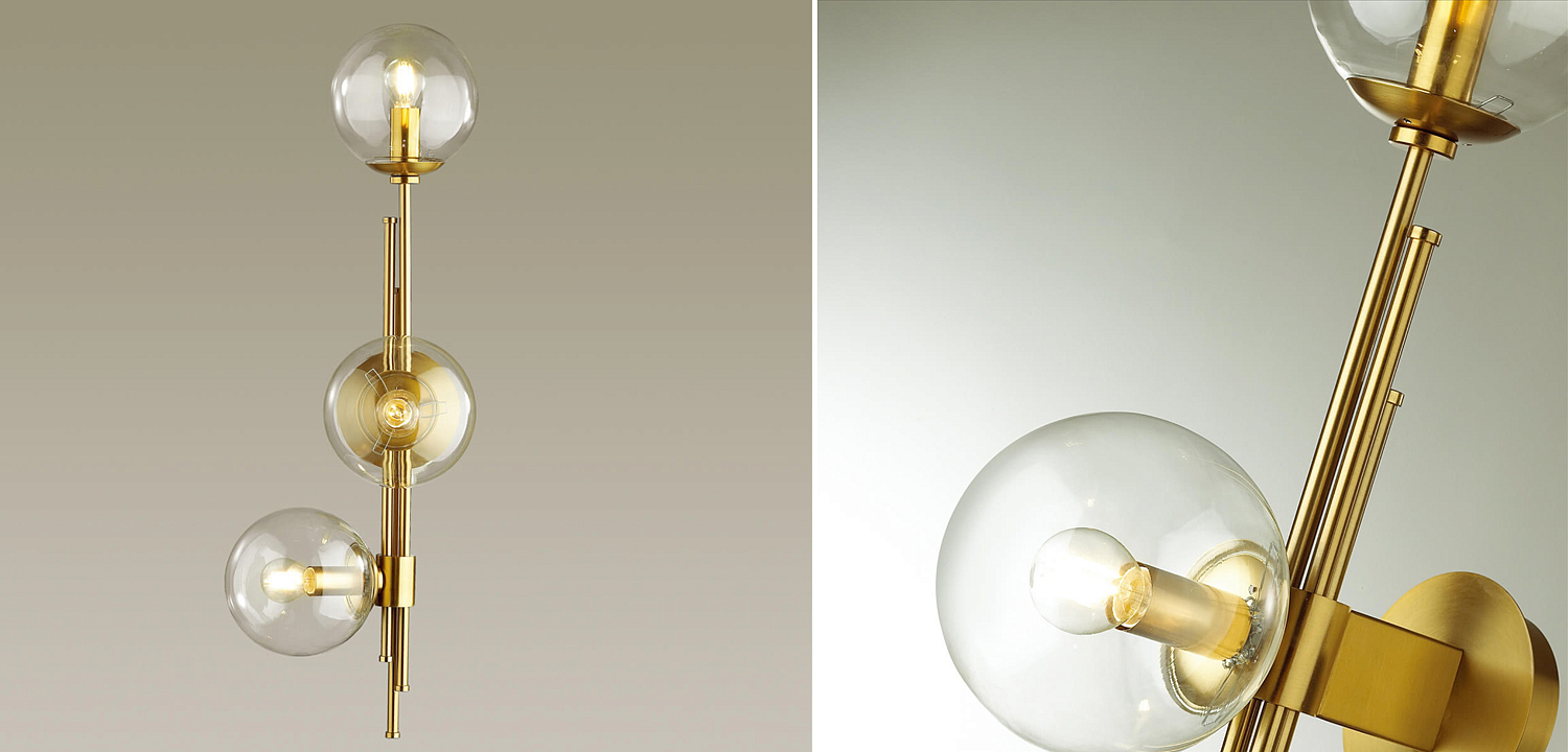 Бра TRILOGY WALL SCONCE Clear glass 70 Бра TRILOGY WALL SCONCE Clear glass 70 - Loft-Concept в Челябинске