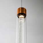 Подвесной светильник золото Sparkling Bubbles Tube Gold Hanging Lamp варинант исполнения - 5 | Loft Concept в Челябинске