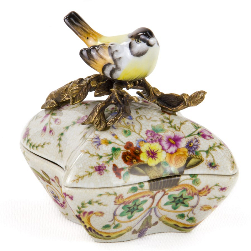 Шкатулка Casket Bird Мульти Бронза Шкатулка Casket Bird Мульти Бронза в Челябинске | Loft Concept