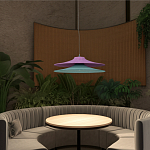 Подвесной вязаный светильник в двухцветном исполнении «Двойной Токио»  варинант исполнения - 2 | Loft Concept в Челябинске