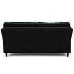 Диван с обивкой из велюра зеленый Gibbs Dark Green Sofa варинант исполнения - 3 | Loft Concept в Челябинске