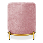 Банкетка овальная пыльно-розовый велюр на 4-х металлических ножках золотого цвета SANJAY варинант исполнения - 3 | Loft Concept в Челябинске
