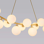 Люстра подвесная с белыми лампами в форме шара Felicitat варинант исполнения - 2 | Loft Concept в Челябинске