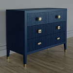 Бельевой Комод с 4 ящиками Elsa Dreams Blue варинант исполнения - 1 | Loft Concept в Челябинске
