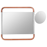 Настенное зеркало Copper White Square Functional Mirror варинант исполнения - 1 | Loft Concept в Челябинске