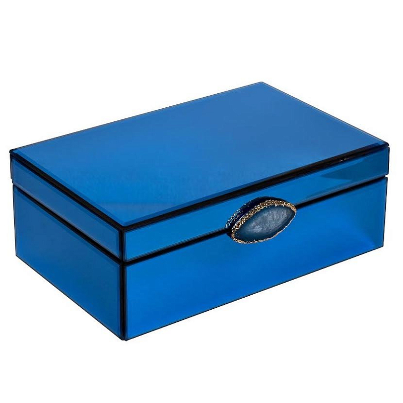 Шкатулка Blue Surprise Parallelepiped Синий Шкатулка Blue Surprise Parallelepiped Синий в Челябинске | Loft Concept