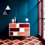 Дизайнерский широкий комод с ящиками Gio Ponti D.655.1 D.655.2 Chest of Drawers варинант исполнения - 2 | Loft Concept в Челябинске