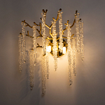 Бра золотого цвета с ветвями и хрустальными подвесками FAIRYTREE Light варинант исполнения - 2 | Loft Concept в Челябинске