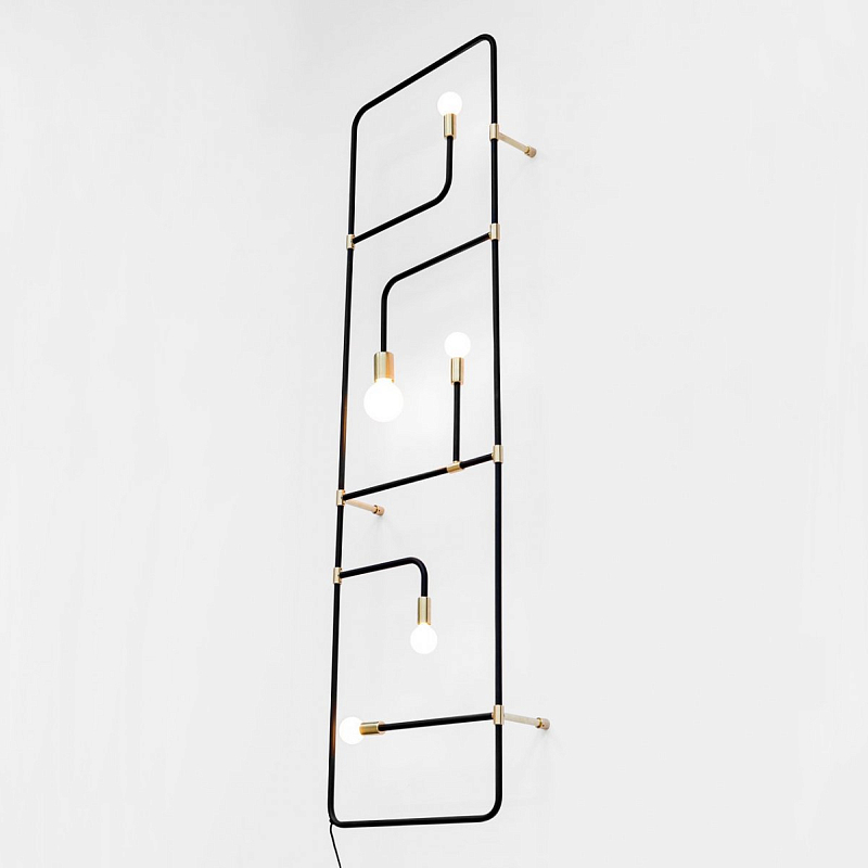 Бра Beaubien 05 by Lambert & Fils Черный Золотой в Челябинске | Loft Concept 