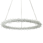 Кольцевая люстра украшенная кристаллами из хрусталя Gilbertine Crystals Ring Chandelier варинант исполнения - 1 | Loft Concept в Челябинске