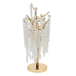 Лампа настольная со стеклянными подвесами цвет золото Light FAIRYTREE варинант исполнения - 1 | Loft Concept в Челябинске