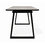 Стол обеденный раздвижной с прямоугольной бежевой столешницей Magali варинант исполнения - 4 | Loft Concept в Челябинске