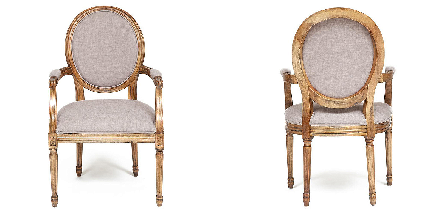 Стул French armchair Provence gray Стул French armchair Provence gray - Loft-Concept в Челябинске