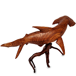 Статуэтка акула-молот деревянная Hammer варинант исполнения - 2 | Loft Concept в Челябинске