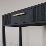 Элегантная Консоль Primo с выдвижным ящиком Черный дуб варинант исполнения - 4 | Loft Concept в Челябинске