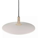 Подвесной светильник круглый в сочетании дерева и металла Space варинант исполнения - 2 | Loft Concept в Челябинске