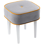 Квадратный мягкий пуф на белых ножках Winton Pouf Square варинант исполнения - 11 | Loft Concept в Челябинске